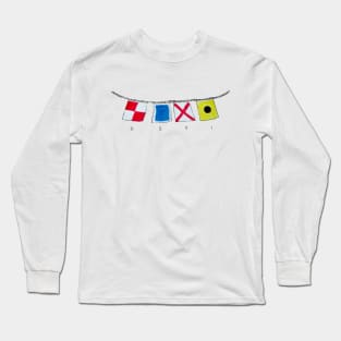 USVI nautical flags Long Sleeve T-Shirt